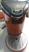 デバイスタイル コーヒーメーカー DCR-60(レッド）コーヒーパウダーホルダーセット、抽出口 セット欠品_画像1