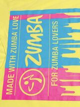 ZUMBA 正規品 ズンバ シャツ Tシャツ トップス タンクトップ ダンス リメイク dance エアロ ジム フィットネス 蛍光 sexy 発表会 スタジオ_画像8