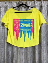 ZUMBA 正規品 ズンバ シャツ Tシャツ トップス タンクトップ ダンス リメイク dance エアロ ジム フィットネス 蛍光 sexy 発表会 スタジオ_画像1