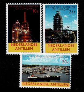 蘭領アンチレス 1965年 石油産業50年切手セット