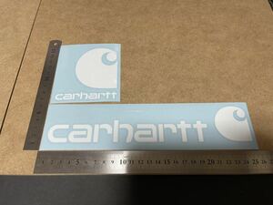 カーハート　carhartt カッティング　ステッカー　白2枚