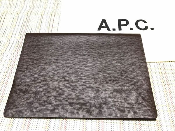 新品未使用 A.P.C. アーペーセー 革製 書類ケース 鞄