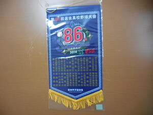 2014年 第86回 選抜高校野球大会 全出場校 記念 ペナント 未使用品