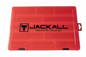 ジャッカル★JACKALL★タックルボックス2800D★#クリアレッド★L:275mm×W:185mm×H:39mm