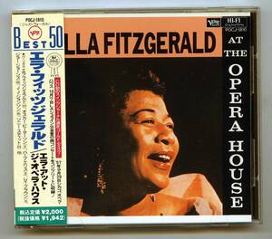 Ella Fitzgerald (エラ・フィッツジェラルド)CD「At The Opera House（邦題:エラ・アット・ジ・オペラハウス）」国内盤帯解説付きPOCJ-1810