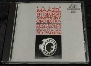 CD/レオナルド・バラダ/Leonardo Balada/Steel Symphony/William Schuman/Symphony No. 7 /