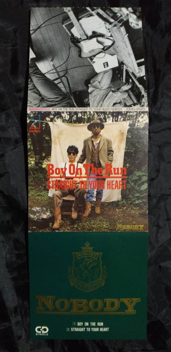 Y109 SCD NOBODY ノーバディ BOY ON THE RUN 8cmシングルCD SCD CDS