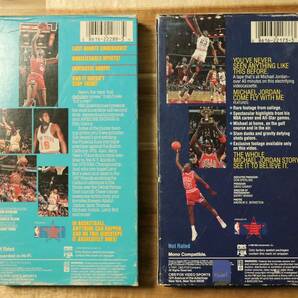 VHS NBA AWESOME ENDINGS MJ COME FLY WITH ME ２本 ☆ JORDAN マイケルジョーダン ビデオテープ バスケの画像2