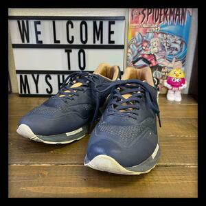 良品 NEW BALANCE ニューバランス ローカット スニーカー ネイビー MD1500F N アメカジ 履き回し◎ 27cm