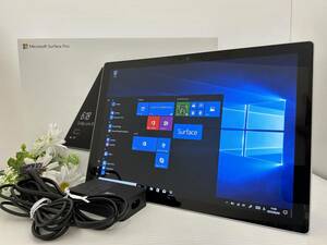 [Ryogoku Sim Free] Microsoft Surface Pro 5 Модель: 1807 "Core I5 ​​(7300U) 2,6 ГГц/ОЗУ: 4 ГБ/SSD: 128 ГБ" 12,3 дюйма LTE Совместимый с Win10.