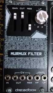 DREADBOX MURMUX FILTER　モジュラーシンセ　ユーロラック　doepfer masf moog make noise