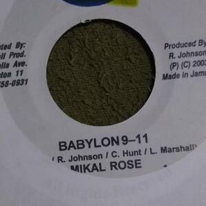 Culture Jugglin Track Babylon 9-11 Maikal Rose from Love Injection Productionの画像1