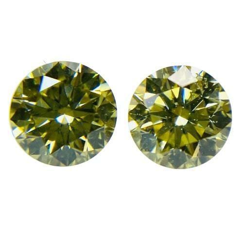 FANCY YELLOW 0.226ct/0.221ct/RD/RT1607/CGL