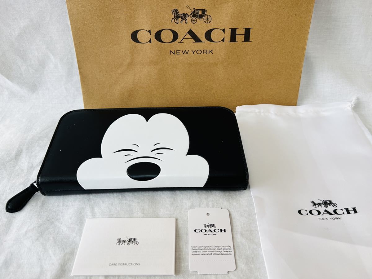 ヤフオク! -コーチ 長財布 ミッキーの中古品・新品・未使用品一覧