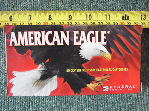 AMMO空箱 AMERICAN EAGLE 40 S&W FMJ 1箱（トレイ付き）