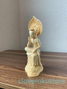 仏像　弥勒菩薩半跏思惟像　木彫　檜木