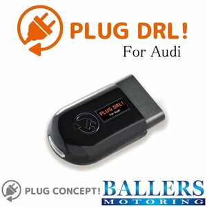 PLUG DRL! アウディ A5/S5カブリオレ 8F デイライト コーディング 差し込むだけで設定完了！ ポジションランプ 欧州仕様！ AUDI 日本製