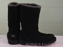 MK009◆UGG オーストラリア キッズブーツ 黒 ブラック 22cm_画像2