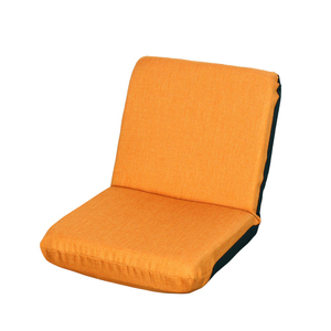 座椅子 リクライニング座椅子 コンパクト ミニ座椅子 座いす リクライニング キッズ 子供 オレンジ SEP-0752OR