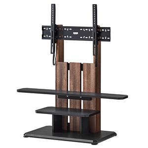  tv stand 77 -inch wall .. high type wall .. television stand with casters .TV rack dark brown AMK-2298DB