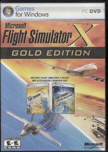 中古 Flight Simulator X Gold Edition US版 お値下げ不可 ワンオーナー品