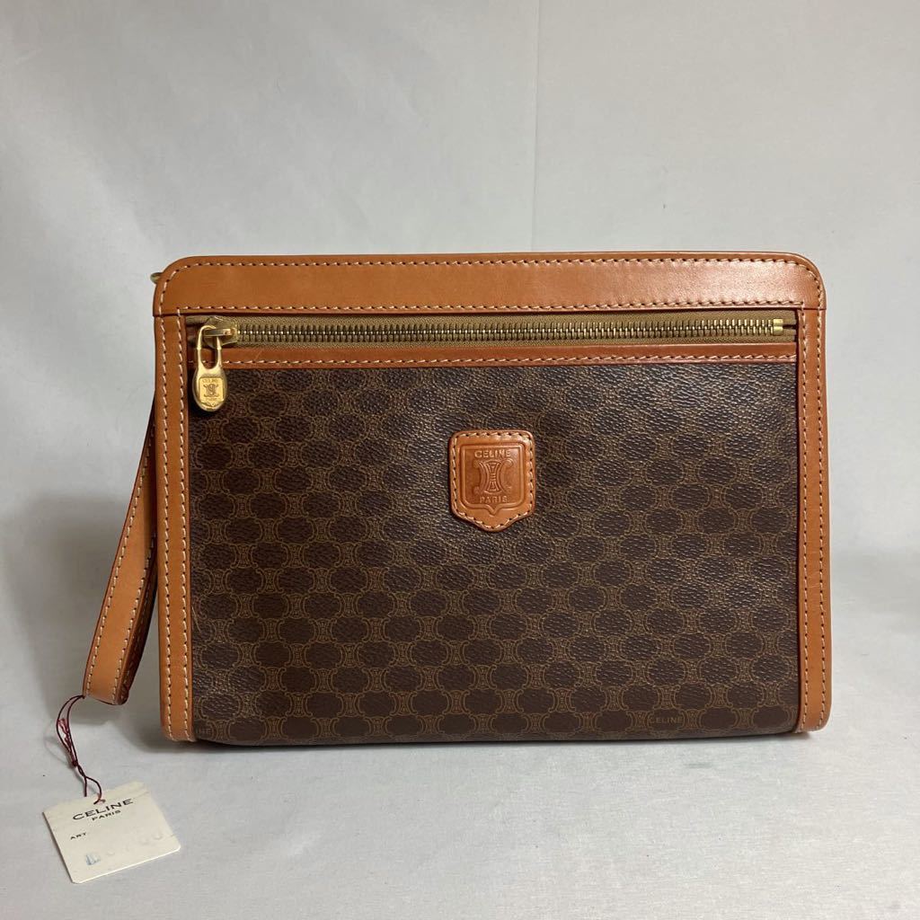 【CELINE】 セリーヌ クラッチバッグ セカンドバッグ ネイビー Cマカダム 【CELINE】 セリーヌ クラッチバッグ セカンドバッグ ネイビー Cマカダム その他 アウトレット大阪