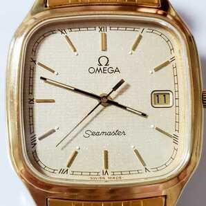 OMEGA オメガ SEAMASTER シーマスター 紳士用高級腕時計 ゴールドカラー デイデイト メンズモデルの画像6