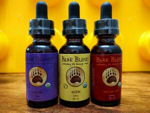 USDA オーガニック認定シリーズ@bearblend VAPEリキッド特選３本セット（30ml×3本）