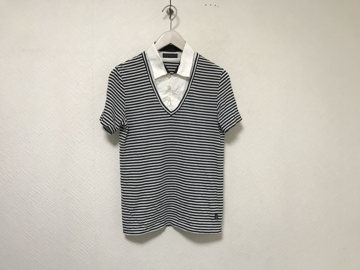 直送商品 キムタク着 Tシャツ 22SS マインデニムヘイジーボーダーT