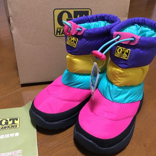 未使用 スノーブーツ GT HAWKINS キッズブーツ あったかブーツ キッズブーツ