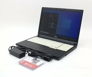 富士通 LIFEBOOK A576/P Core i5-6300U 2.4GHz 8GB 128GB(SSD) DVD+-RW 15.6型ワイドHD 1366x768 Windows10 Pro 64bit