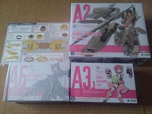 未開封 メガミデバイス×アリス・ギア・アイギス 兼志谷シタラ Ver. ガネーシャ 小芦睦海 相河愛花【仁愛】 セット