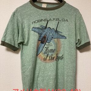 最終値下げ☆アメリカ製 Tシャツ M(38-40) 一点物 ヴィンテージ 半袖Tシャツ