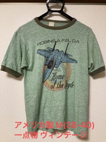 最終値下げ☆アメリカ製 Tシャツ M(38-40) 一点物 ヴィンテージ 半袖Tシャツ
