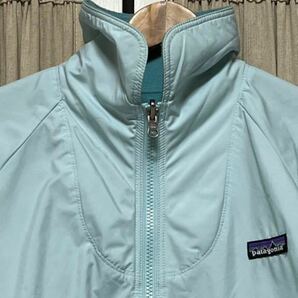 【良品/リバーシブル】patagonia パタゴニア ナイロン×フリース シンチラ レディースS ターコイズ水色 ブルゾン、アウター、ジャンパーの画像6