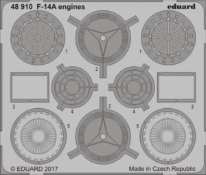 ◆◇エデュアルド【48910】1/48 F-14A トムキャット エンジン（タミヤ用）◇◆