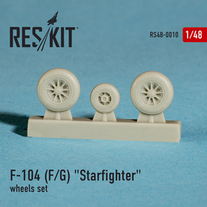 ◆◇RESKIT【RS48-0010】1/48 F-104F/G スターファイター ホイールセット(レベル/ハセガワ/エッシー/モノグラム用) ◇◆