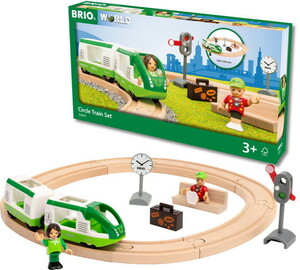 BRIO （ブリオ ワールド） トレインスターターセット 木製レール 電車 汽車 33847