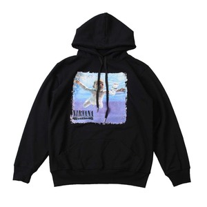 ag3●新品 黒 Lサイズ●ニルバーナ/ニルヴァーナ NIRVANA パーカー スウェットパーカ PARKA//バンド ロック パンク