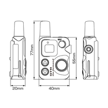 SRFD10 WHITE 超小型・軽量 オンデマンドマイクロインカム +イヤホン SEP-44IEFのセット_画像3