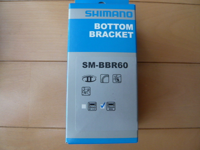 激安先着Shimano ボトムブラケット SM-BBR60 68mm パーツ