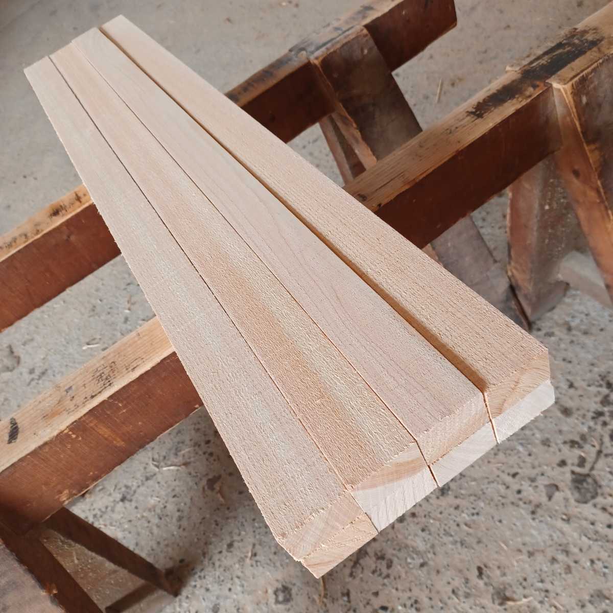 ひのき角材8 四方柾 天然木木材木工乾燥材DIY端材彫刻材ひのき桧檜