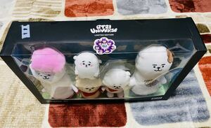 BTS BT21 официальный Universe RJ Family семья мягкая игрушка комплект 