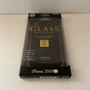 iPhoneケース iPhone XS Max 6.5インチ GLASS premium cover ブラック