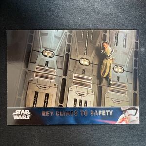 Topps star wars REY CLIMBS TO SAFETY