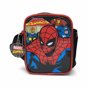 スパイダーマン ミニスクエアスリングバッグ（バックに3人) 8852016246727 キャラクター グッズ メール便OK