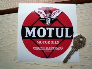 ◆送料無料◆ 海外 Motul Motor Oils Swan モチュール 100mm ステッカー