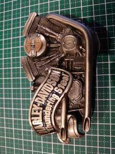 ●サンダリングスチール/ハーレーダビットソン米国製ベルトバックル1991年バロン製