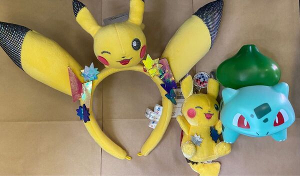 USJ NO LIMIT ピカチュウ カチューチャ キーチェーン セット