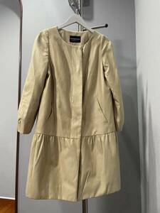  unused . close Strawberry Fields long sleeve trench coat beige tops 